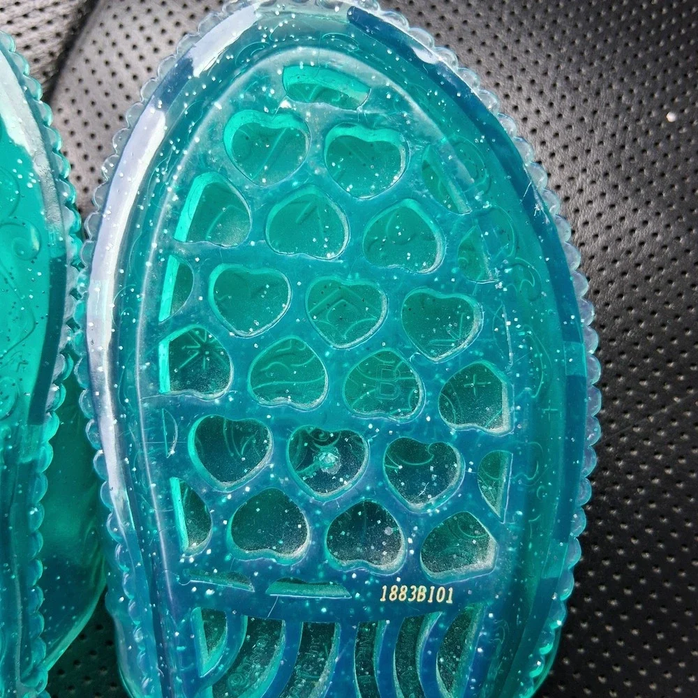 Disney Little Mermaid Princess Ariel Costume Dress Up Shoes Halloween Pumps - Picture 5 of 6